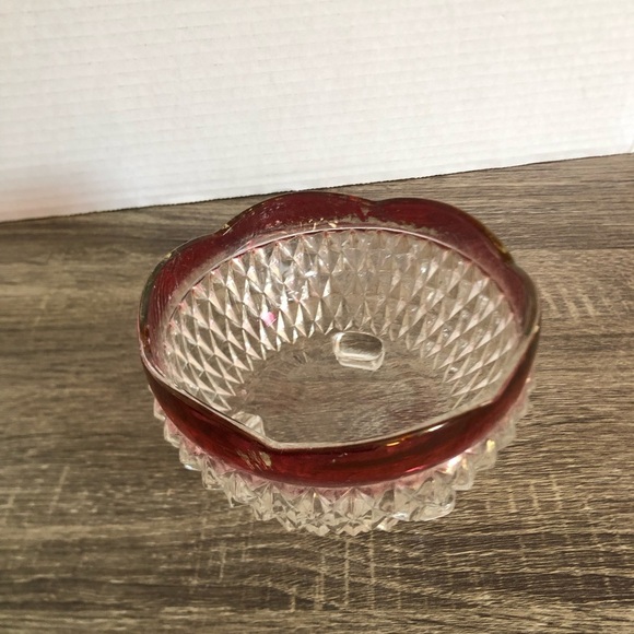 Vtg Indiana Glass Kings Crown Candy Bowl - Picture 10 of 12